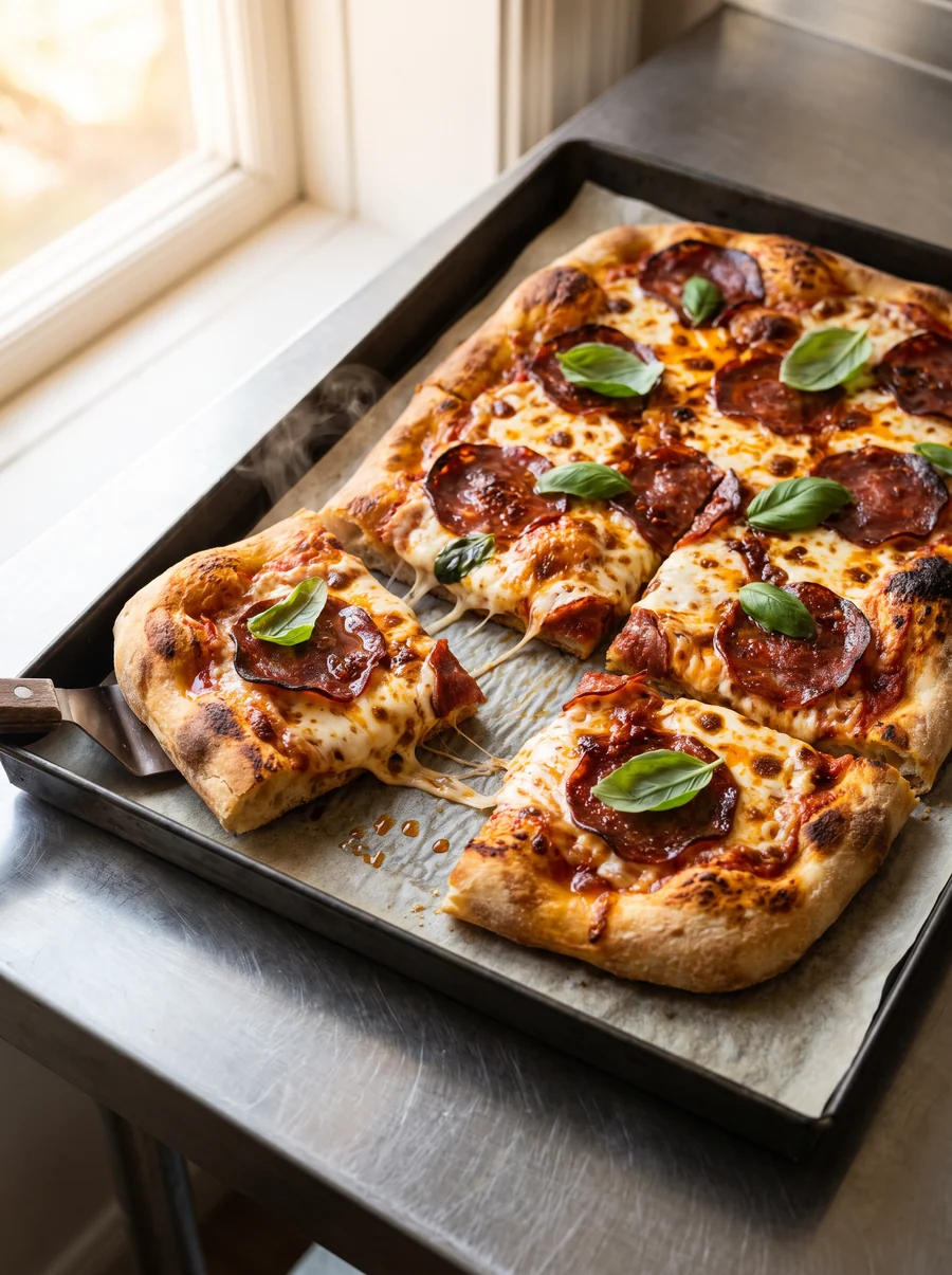 Diavola: Spicy salami, chili oil