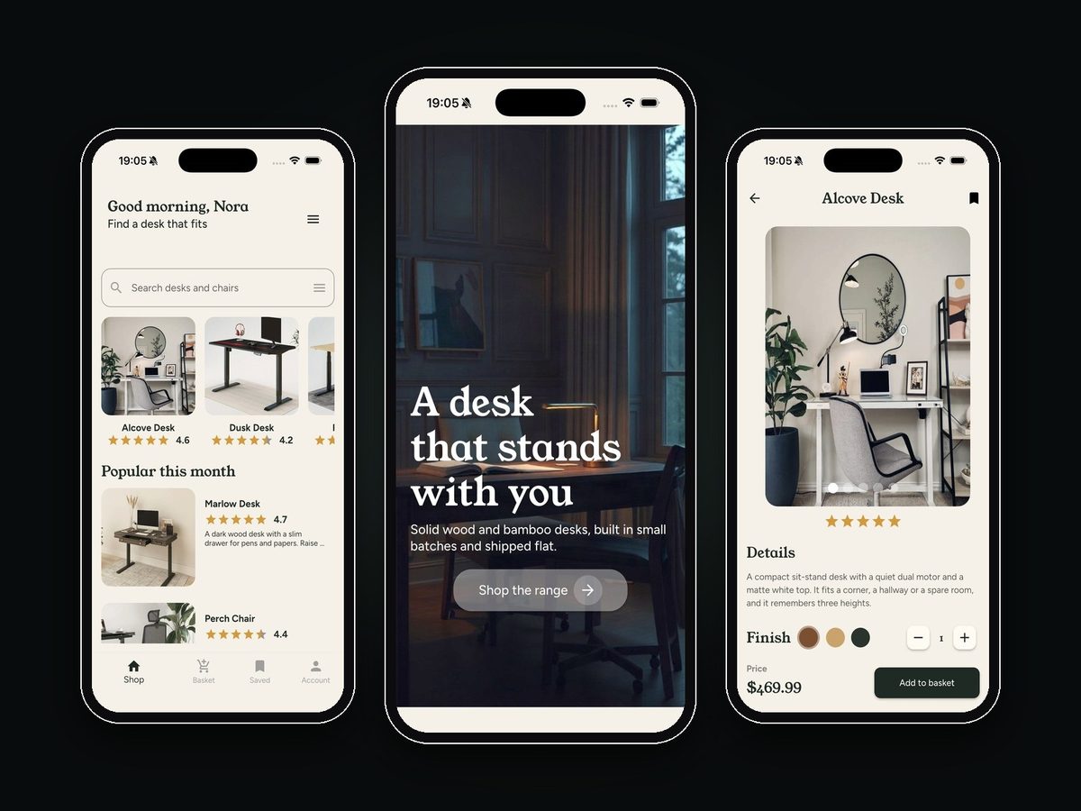 Deskwright, Furniture e-commerce