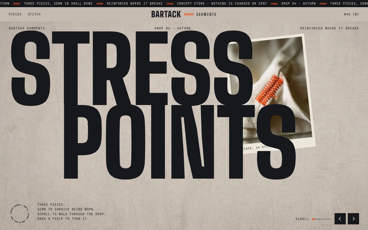 Bartack Garments, Fashion shop