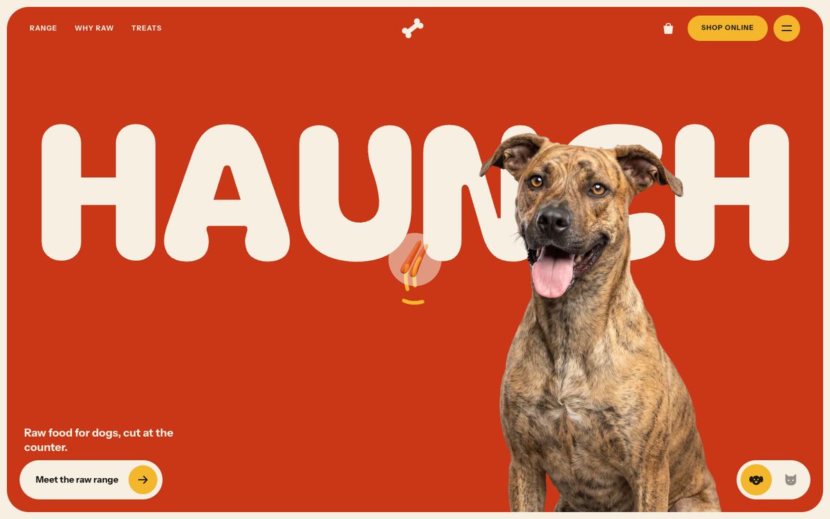 Haunch, Pet food shop