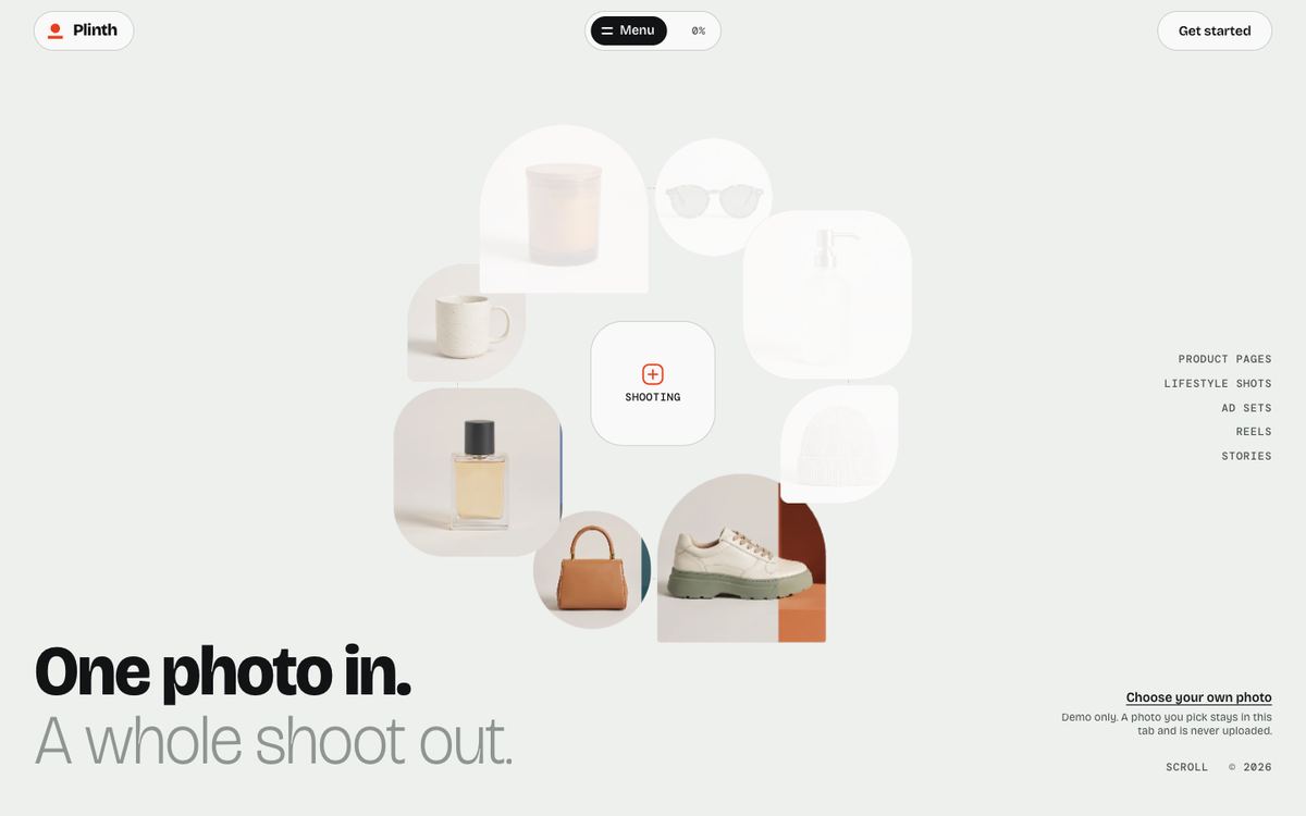 Plinth, AI photo tool