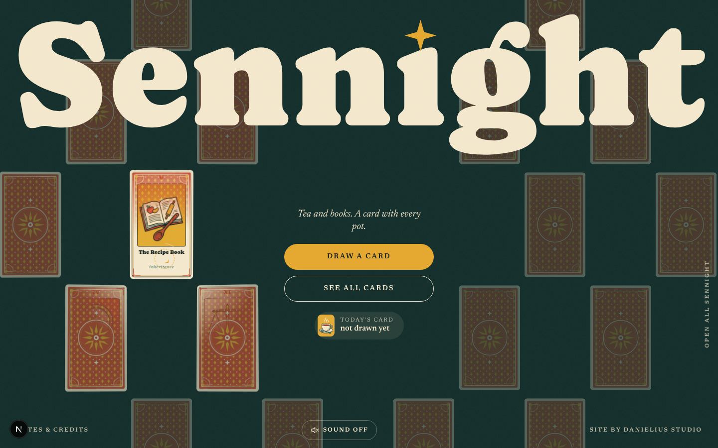 Sennight, Tea room